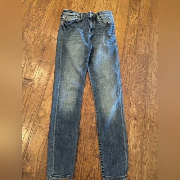 Mavi Lucy Super High Rise Super Skinny Denim Blue Jeans Mid Wash Womens 25/28 - Picture 7 of 7